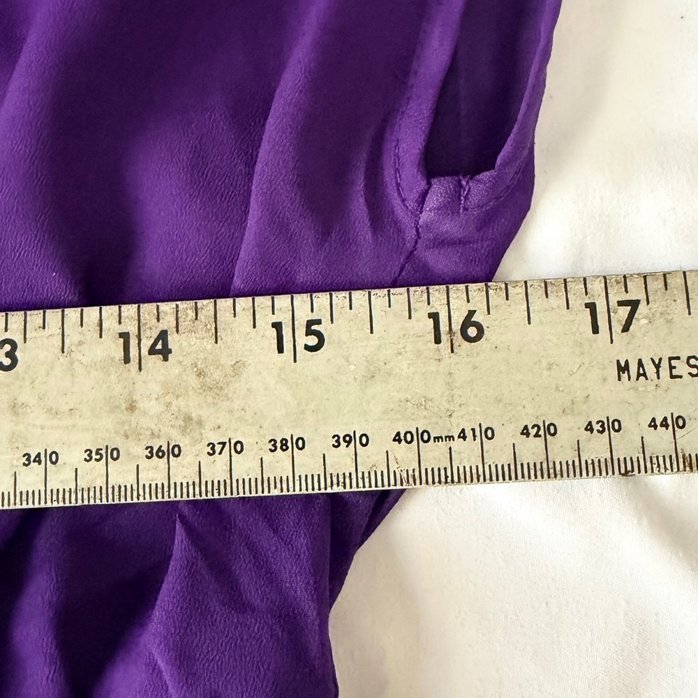 Forever 21 Purple Blouse with Cutout Neckline - Picture 6 of 9